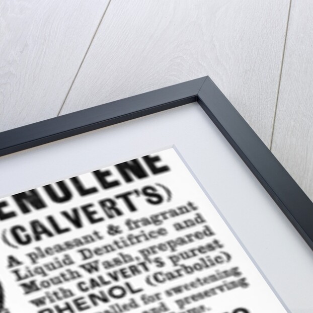 Advertisement for Calvert's Dento-Phenolene, c.1890s by English School