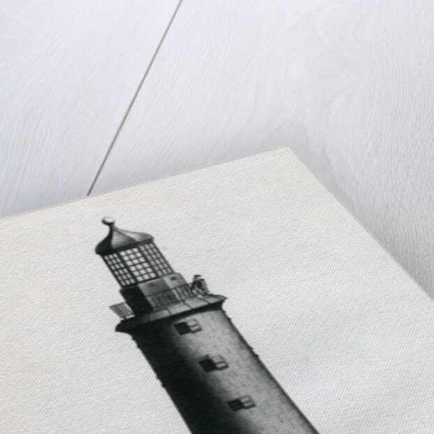 South Elevation of the Stone Lighthouse completed upon the Edystone in 1759, 1763 by Edward Rooker