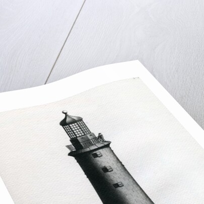 South Elevation of the Stone Lighthouse completed upon the Edystone in 1759, 1763 by Edward Rooker