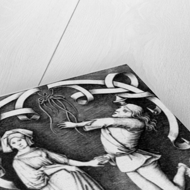 The Juggler and the Woman, c.1495-1503 by Israhel van the younger Meckenem