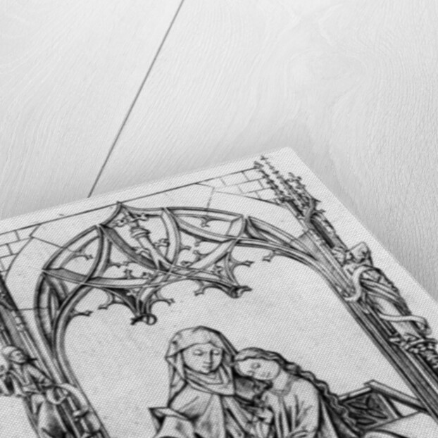 St. Anne with Mary and the Child, c.1465-1500 by Israhel van the younger Meckenem