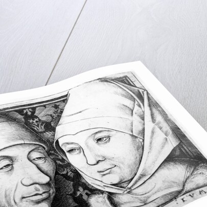 Portrait of Israhel van Meckenem and his wife Ida, c.1490 by Israhel van the younger Meckenem
