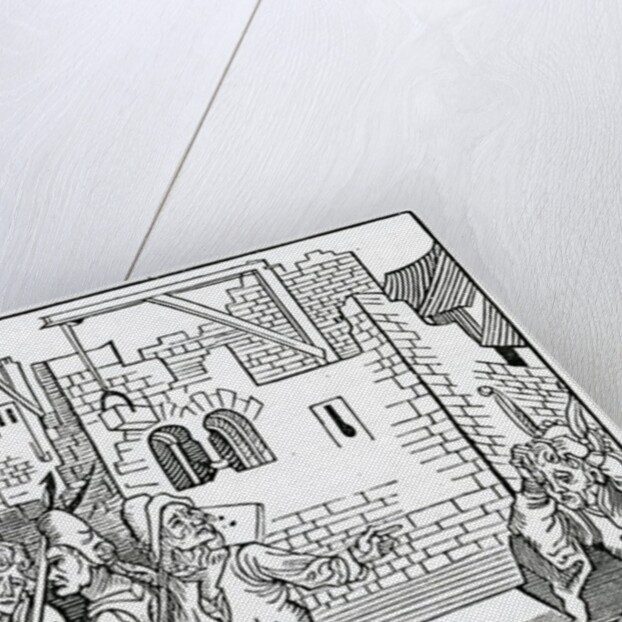 Of the folisshe begynnynge of great bildynges without sufficient prouision by (after) German School