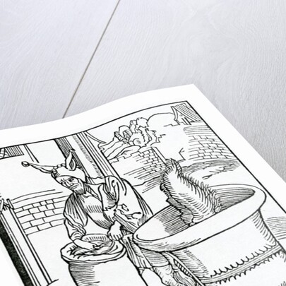 Of them that forceth or careth for the bacbytynge of lewde people by (after) German School