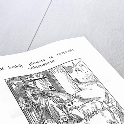 Of bodely pleasour or corporall voluptuosyte by (after) German School