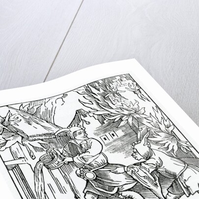 Of folys that forget them selfe and do another mannys besynes leuynge theyr owne undone by German School