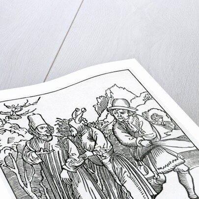 Of the vyce of unkyndnes and folys that it folowe by (after) German School