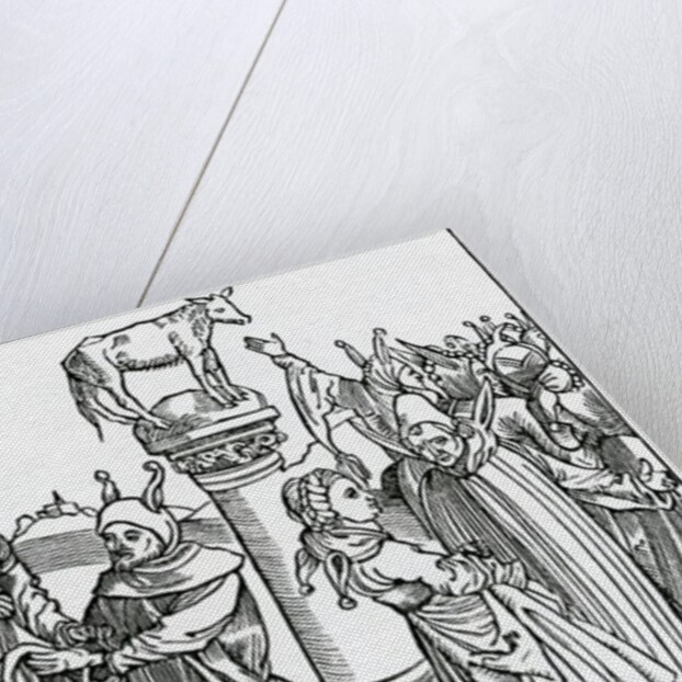 Of lepynges and dauncis and folys that pas theyr tyme in suche vanyte by (after) German School