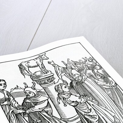 Of lepynges and dauncis and folys that pas theyr tyme in suche vanyte by (after) German School