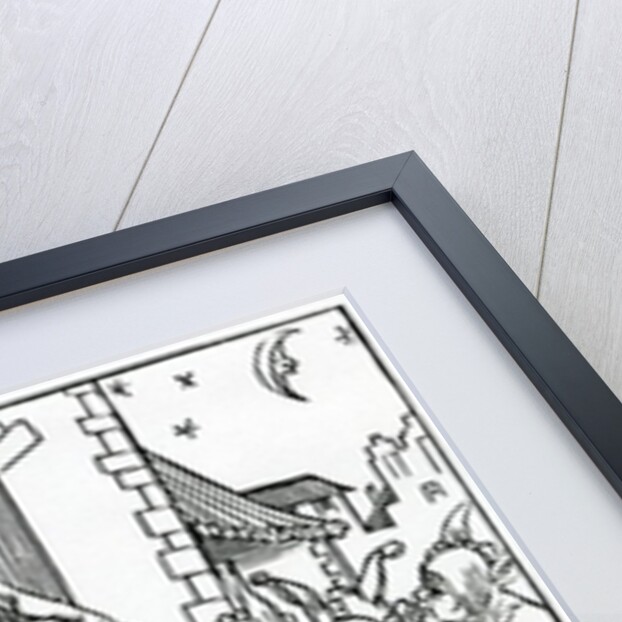 Of nyght watchers and beters of the stretes playnge by nyght on instrumentes and vsynge lyke folyes whan tyme is to rest by (after) German School