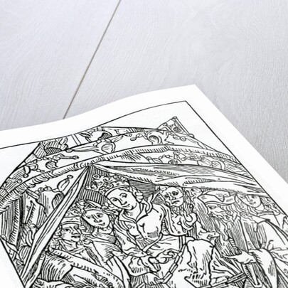 Of the great myght and power of folys by (after) German School