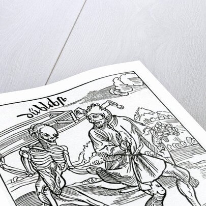 Of folys that despyse deth makynge no prouysion therfore by (after) German School