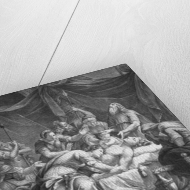 Andromache bewailing the death of Hector, engraved by Domenico Cunego, 1764 by Gavin Hamilton