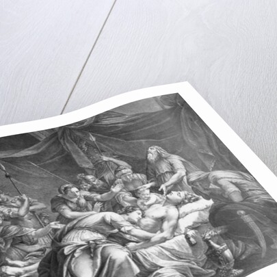 Andromache bewailing the death of Hector, engraved by Domenico Cunego, 1764 by Gavin Hamilton