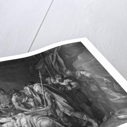 Priam redeems the dead body of Hector, Domenico Cunego, 1764 by Gavin Hamilton