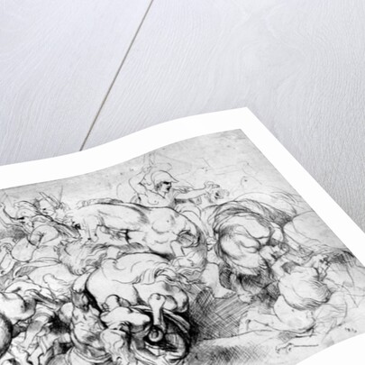 The Battle between the Greeks and the Amazons, c.1602-04 by Peter Paul Rubens