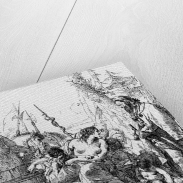 A Capriccio from the series 'Scherzi de Fantasia', 1745 by Giovanni Battista Tiepolo