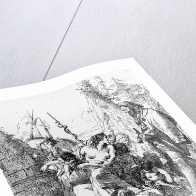 A Capriccio from the series 'Scherzi de Fantasia', 1745 by Giovanni Battista Tiepolo