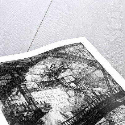 Title page to the 'Carceri d'invenzione' series, 1761 by Giovanni Battista Piranesi