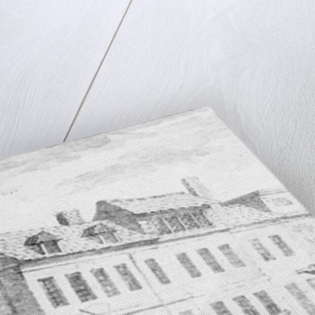 Bathing in the River Fleet, with a quote from Alexander Pope's 'Dunciad' by Francis (after) Hayman