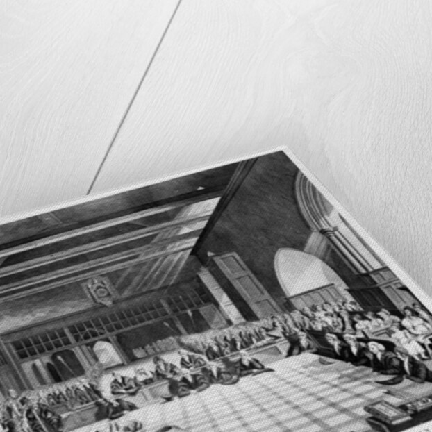 Representation of the Ceremony of Presenting the Sheriffs of London, Samuel Birch and William Heygate Esqs. in the Court of the Exchequer by C. John Mayle (after) Whichelo