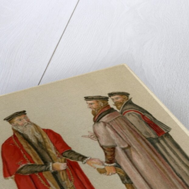 An Elizabethan Lord Mayor and Aldermen by English School