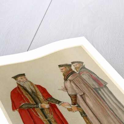 An Elizabethan Lord Mayor and Aldermen by English School