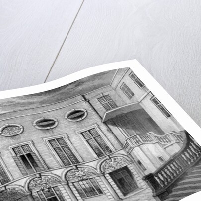 Brewers' Hall, Addle Street, print made by W. Radclyffe, 1831 by Thomas Hosmer (after) Shepherd