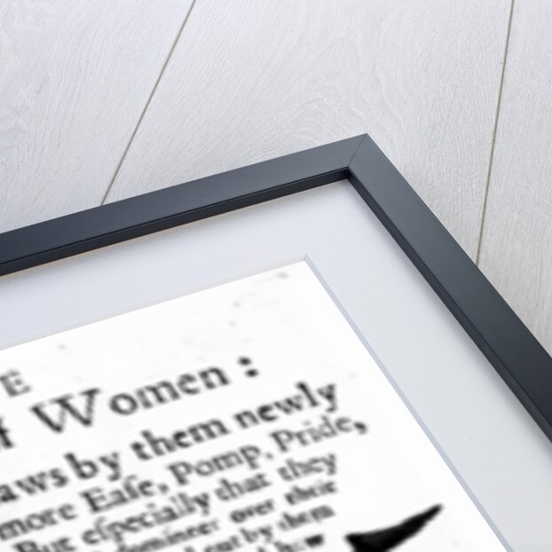 Title Page for 'The Parliament of Women', 1656 by English School