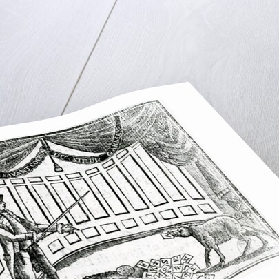 Handbill advertising a performance of the 'Suprizing Learned PIG' at Astley's Amphitheatre, 1787 by Anonymous