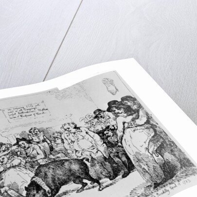 The Wonderful Pig, 1785 by Thomas Rowlandson