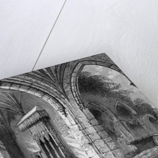 Abbey of Holy Cross, c.1841 by William Henry Bartlett