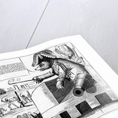 Cartoon of Tsar Nicholas I as a Bear, c. 1830s by English School