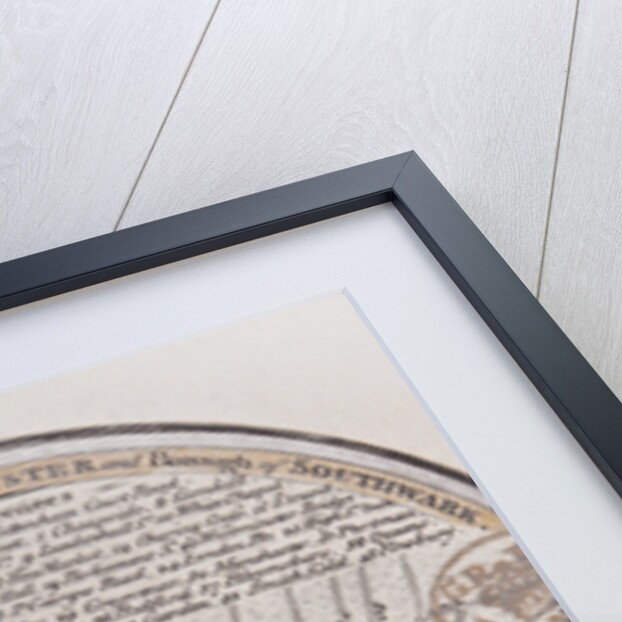 A Plan of London, Westminster and Borough of Southwark, 1793 by English School