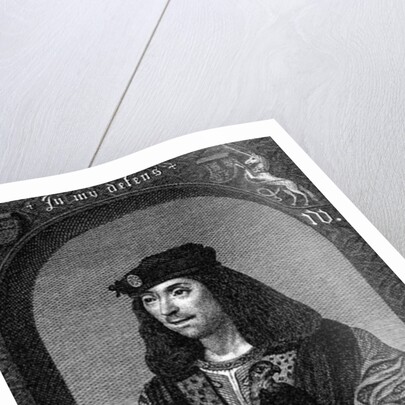 King James IV of Scotland, 1796 by English School