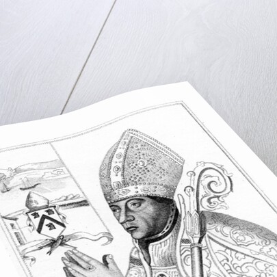 William Elphinstone, Bishop of Aberdeen, print made c.1790s by (after) Scottish School