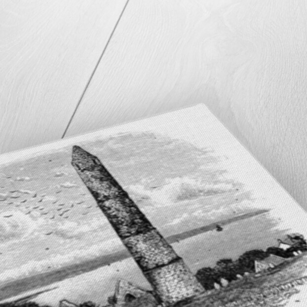 Round Tower and Ruins of St Declan's Church at Ardmore, c.1888 by English School