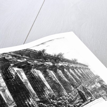 The Temple of Neptune at Paestum, etched by Francesco Piranesi, 1778 by Giovanni Battista Piranesi