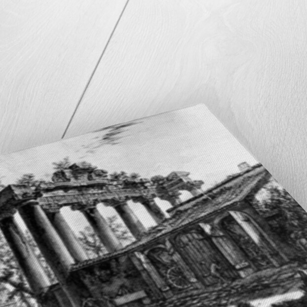 View of the Temple of Concord with the Arch of Septimius Severus and the Church of Santa Martina by Giovanni Battista Piranesi