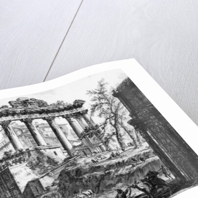 View of the Temple of Concord by Giovanni Battista Piranesi