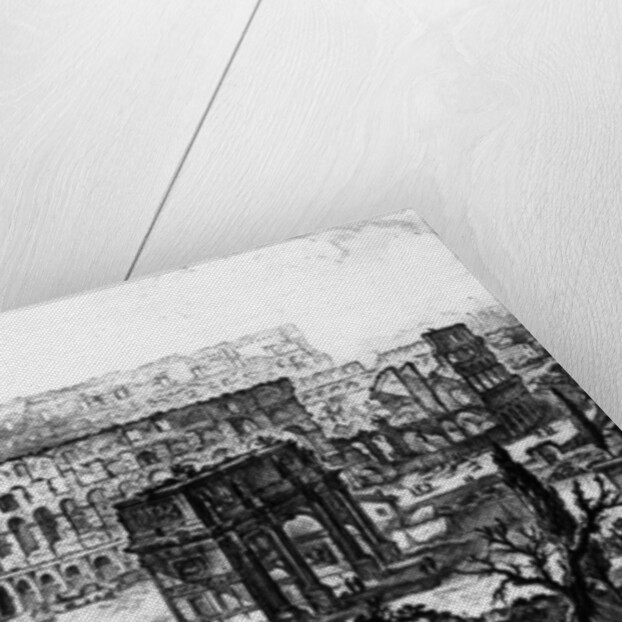 View of the Arch of Constantine and the Colosseum by Giovanni Battista Piranesi