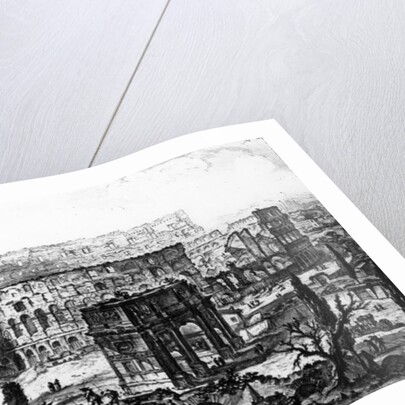 View of the Arch of Constantine and the Colosseum by Giovanni Battista Piranesi