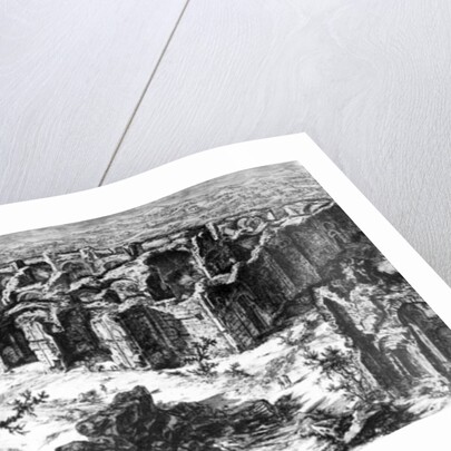 View of the Baths of Caracalla by Giovanni Battista Piranesi