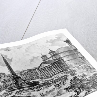 View of the Piazza della Rotonda by Giovanni Battista Piranesi