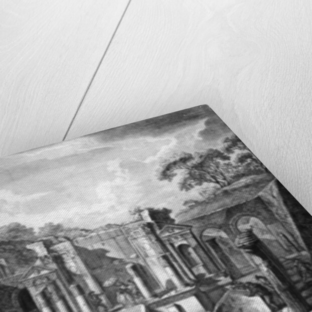 View of the Temple of Isis, Pompeii, engraved by Francesco Piranesi, 1788 by Louis Jean (after) Desprez