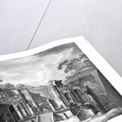 View of the Temple of Isis, Pompeii, engraved by Francesco Piranesi, 1788 by Louis Jean (after) Desprez