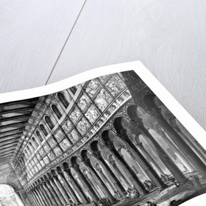 View of the interior of Basilica of San Paolo fuori le Mura by Giovanni Battista Piranesi