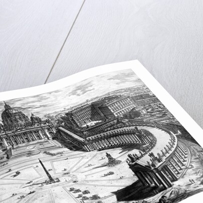 Bird's-eye view of St. Peter's Basilica and Piazza, form the 'Views of Rome' series, c.1760 by Giovanni Battista Piranesi