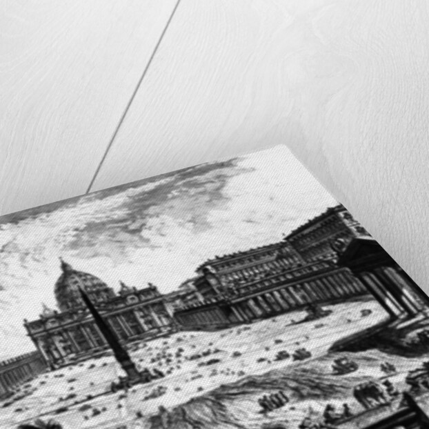 View of St. Peter's Basilica and Piazza by Giovanni Battista Piranesi