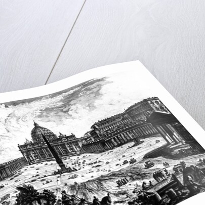 View of St. Peter's Basilica and Piazza by Giovanni Battista Piranesi